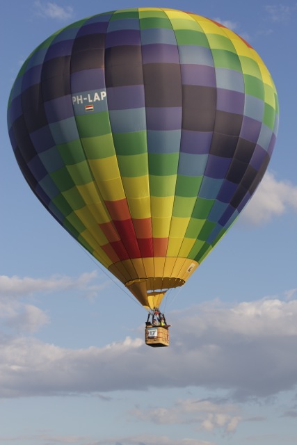 Heißluftballon über der Pfalz