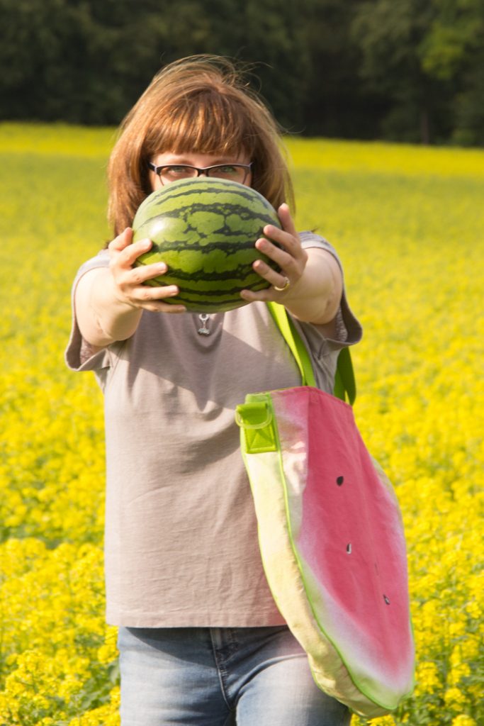 Ich habe eine Melone getragen. Pearl's Harbor Blog Anleitung für eine Tasche