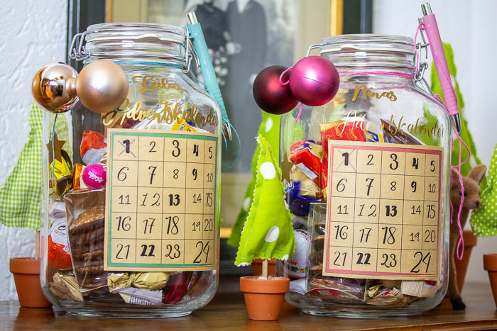 schneller Adventskalender basteln